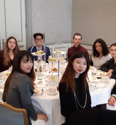 Afterwards, the program participants partook in a traditional Afternoon Tea, one of the purest English traditions and a delight to all!