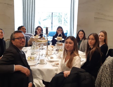 The Post-graduate teams of Institut Paul Bocuse and emlyon business school gave the students of the MSc in International Hospitality Management program a very interesting and exciting program.
