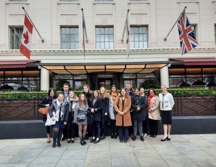 The students visited iconic places in the hotel and restaurant industry